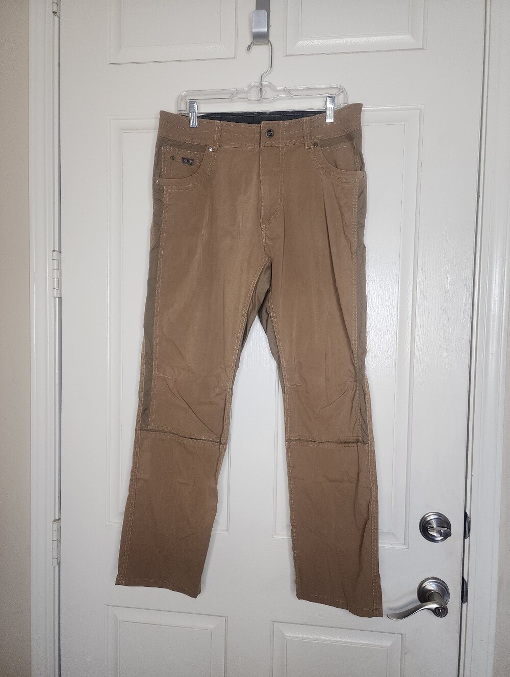 KUHL Radikl Men's Hybrid Hiking Pants - Tan Khaki - Size 34x30
